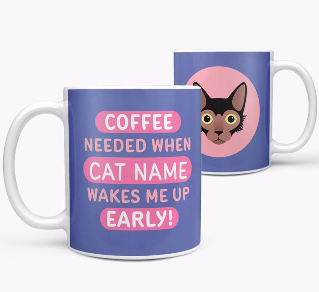 Coffee Needed When...: Personalized {breedCommonName} Mug